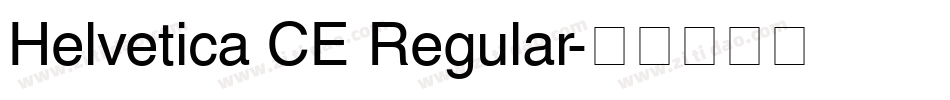 Helvetica CE Regular字体转换